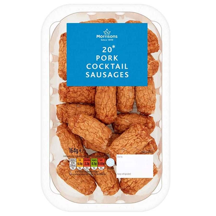 Pork Cocktail Sausages, Pack